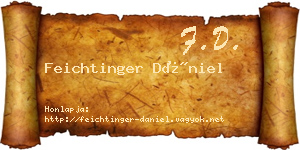 Feichtinger Dániel névjegykártya